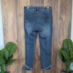 Grace & Lace Dark Ankle Cropped Jeans 8 C181